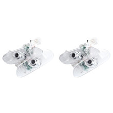 4Pcs Car Interior Door Light Welcome Lamp Ambient for Prado LC120 2003-2009 Projector Welcome Light