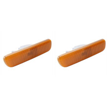 2X Rechterzijde voor RX300 1999-2003 IS300 2001-05 Achterbumperreflector Gele LED-Zijknipperlichtmarkeringslicht 8173048010