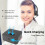 Ακουστικά Bluetooth με ακύρωση θορύβου συμβατά με κινητό, υπολογιστή, tablet – Μοντέλο 4