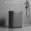 Motion Sensor Trash Can Plastic 2-Gallon Slim Cement Grey 6