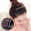 Conjunto de 5 presilhas de cabelo com strass para mulheres e meninas. 3