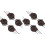 8PCS 3157 Pre-Wired Harness Sockets, Car LED Bulbs Socket Adapters, Bulb Pigtail Socket Plug Connectors 1