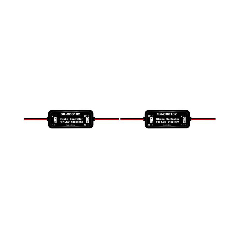 2X Strobe Controller Brake Flasher Module For Car Led Brake Stop Lamp 12V-16V Led Flash Tail Stop, Sk-Cd0102 Light 6034085232524