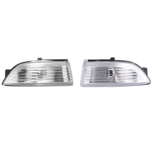 2Pcs Wing Mirror Door Indicator Lens Turn Signal Light Cover for  (Without Bulbs ) - Front Right & Front Left