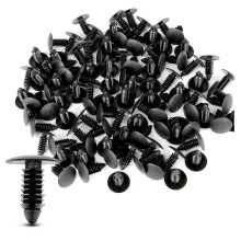 100X Plastic Bumper Fastener Rivet Clips & 2x Side Mirror Light for Camry Avalon Prius C 81730-02140
