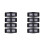 8pcs Smoked White Front Grill Light LED  Lamp for     Truck Lorry Double Burner Indicator Light 1