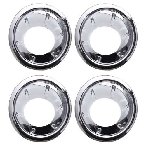 4x Front Fog Light Cover Abs Chrome for  Navara / Frontier D40 07-13