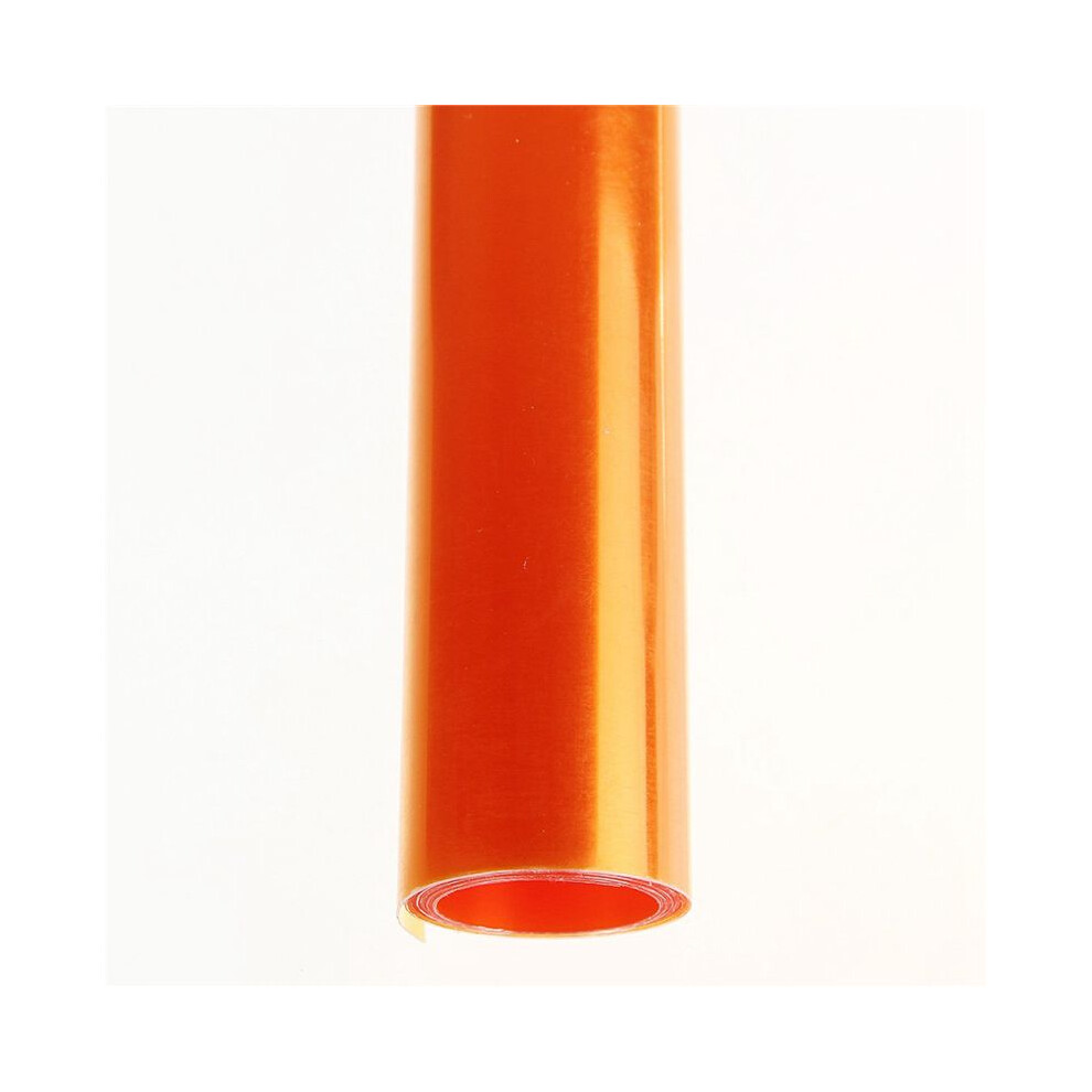 2X Film Headlight 30Cm X 120Cm Tint Vinyl Car Orange 6031515015795