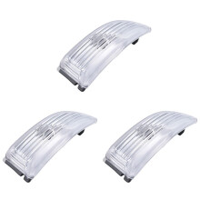 3X Right Side Wing Mirror Door Indicator Lens Turn Signal Light Cover for Everest Ranger 2012-2018 (Without Bulbs )