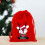 Große Weihnachtsgeschenktüten, Flanell, 1er-Pack 3