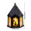 Decoração de abóbora com velas de LED para o Halloween 4