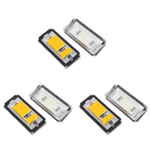6x Car License Plate Light License Plate Light for  E46 4D 1998-2003