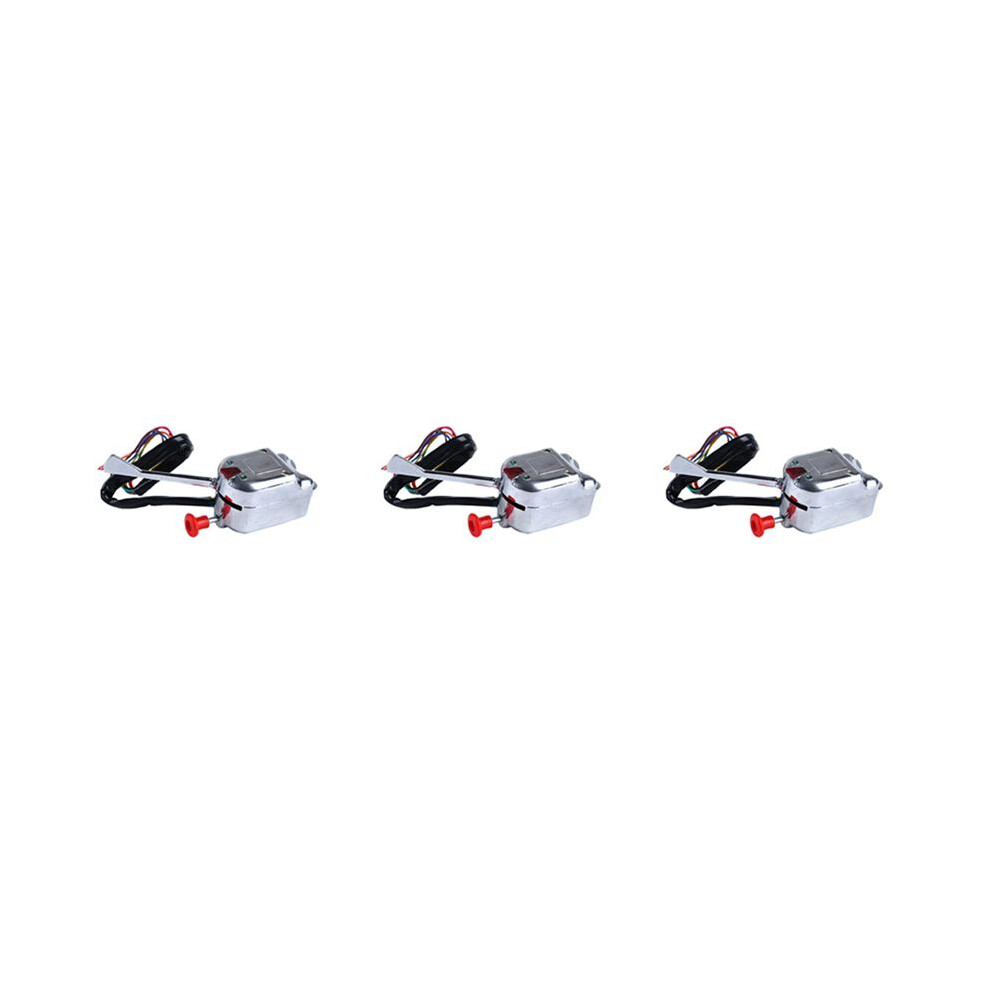 3X Chrome 12V Universal Rat Turn Signal For 6031002506935