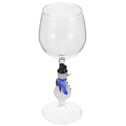 Julesnømann-vinglass - 300 ml 1