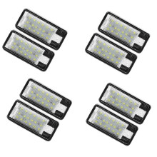 8x Car LED License Number Plate Light Lamp White for - A3 S3 8P A4 B6 B7 A5 A6 4F Q7 A8 S8 C6