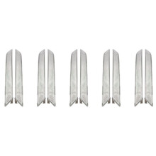 10Pcs Euro Clear Lens Front Bumper Side Reflector Lamps for E71 X6 E70 X5M 2008-2014 Replace Sidemarker Lamps
