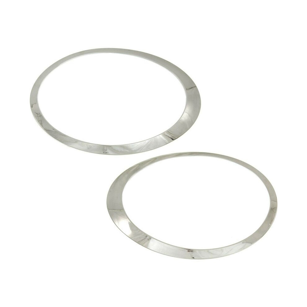 2X For Cooper 2007-2015 R55 R56 R57 R58 R59 Abs Chrome Headlight Trim Ring 51137149905 Silver 6034264374014