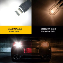4X T20 7440 W21W LED Canbus Reverse Lights W21/5W 7443 LED Bulb Brake Turn Signal Lights 6500K Super Bright Tail Lamp