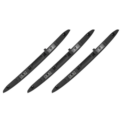3X Boot Trunk Lid Licence Plate Handle Grip with Key Button Light for  X5 E53 2000-2006 Touring Rear Lid Handle Trim