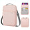 Τσάντα ώμου φοιτητικής χειρός crossbody ροζ, φορητή θήκη tablet 13,3 ιντσών, τσάντα ώμου 4
