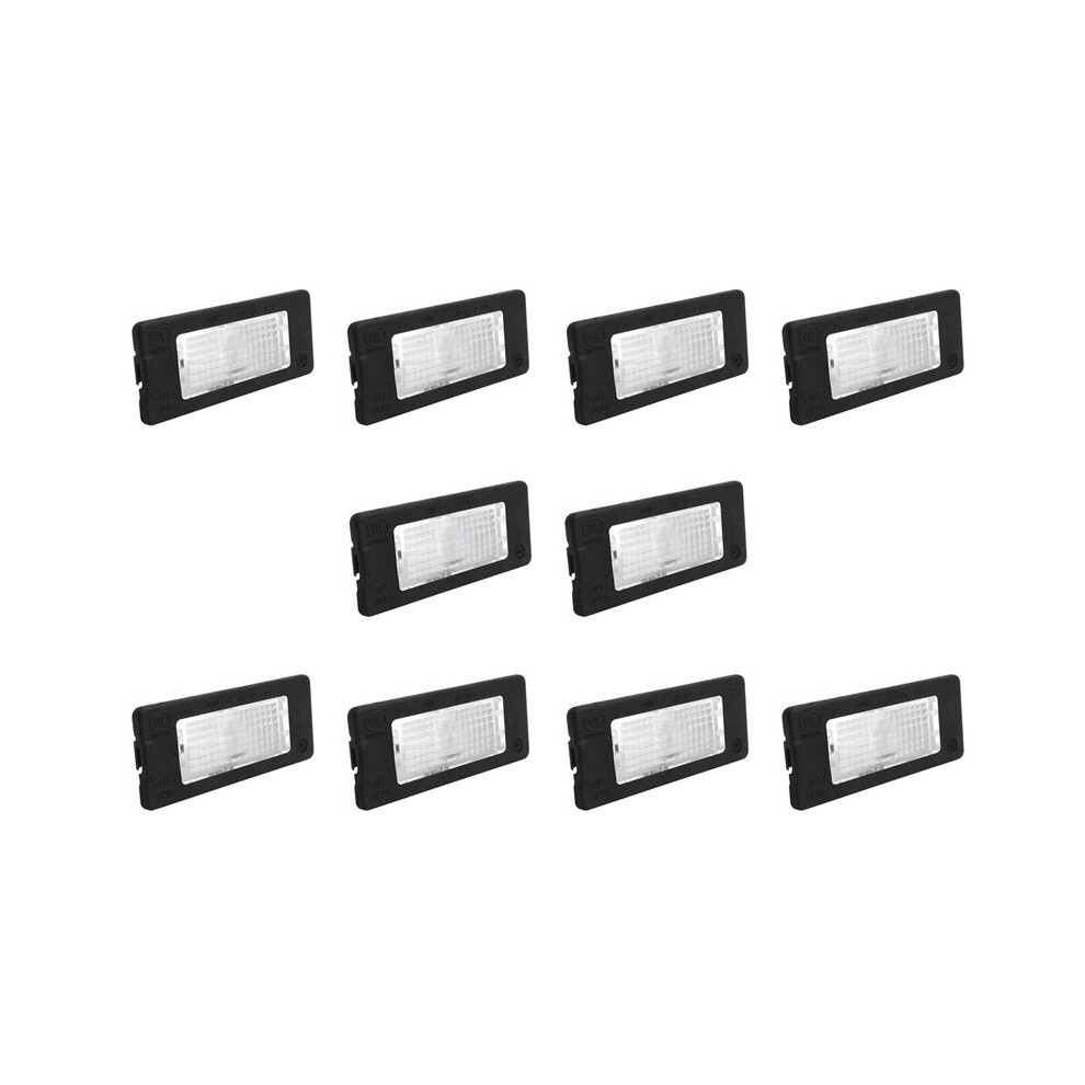 10X Halogen License Plate Lighting For B6 B7 Mk6 Sharan Alhambra 5N0943021 4713286535352
