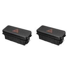 2X Gevaar Emergency Knipperlichtschakelaar Waarschuwingsknop voor E31 E32 E34 E36 M3 M5 Z3 318 525I 530I 735I 61311374220