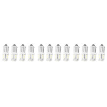 12X T11 BA9S T4W 233 BAYONET 10 SMD LED Car Wedge Interior Side Light Bulb White