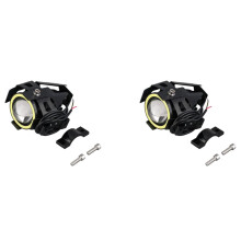 2X E-Bike Licht Koplamp Input  12V-80V Ebike Stuur Lamp Elektrische Scooter LED Koplamp