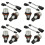4 para 8000 K Biały LED Angel Eye  Efekt Aureoli żarówki do  E39 E53 E60 E63 E64 E66 E87 5 6 7 X3 X5 1