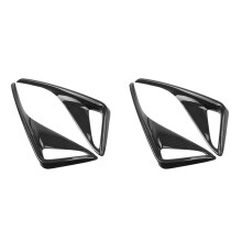 4Pcs Car Carbon Fiber Rear Fog Lamp Cover Trim for Chr 2016-2018