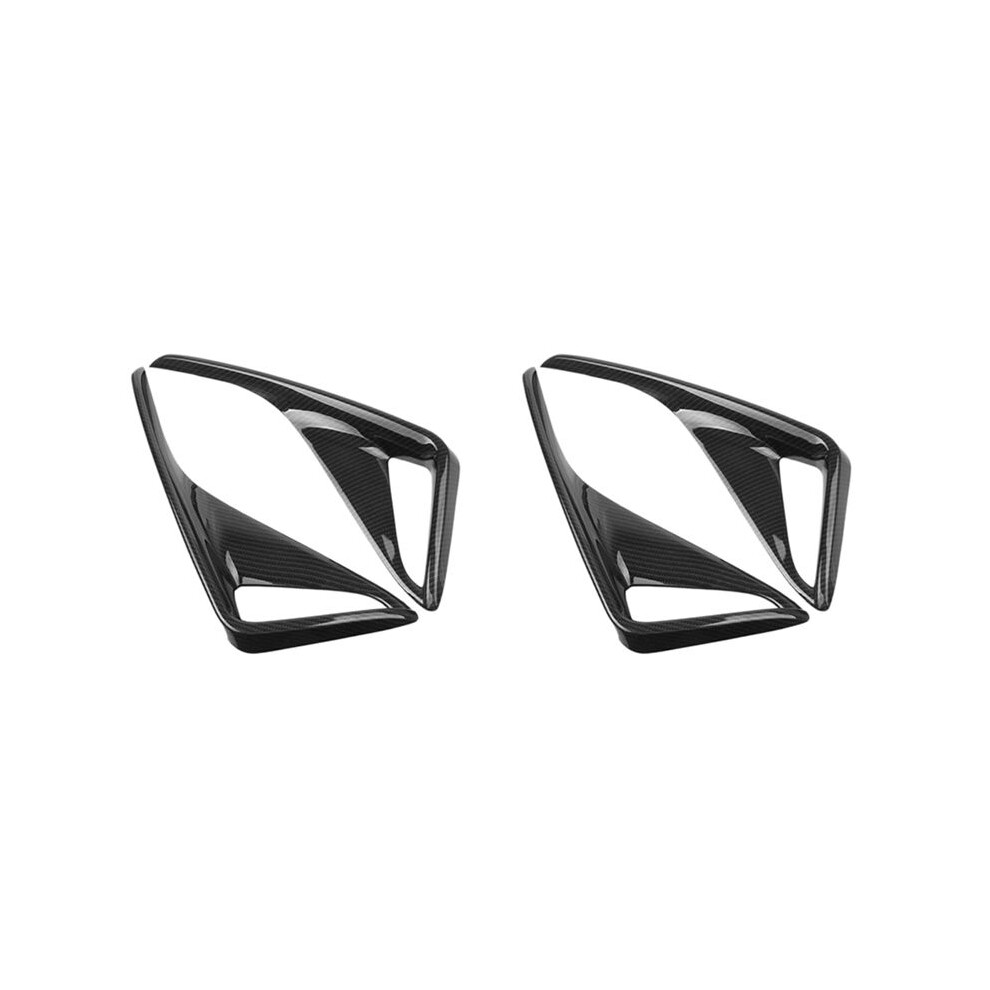 4Pcs Car Carbon Fiber Rear Fog Lamp Cover Trim For Chr 2016-2018 4711140814766