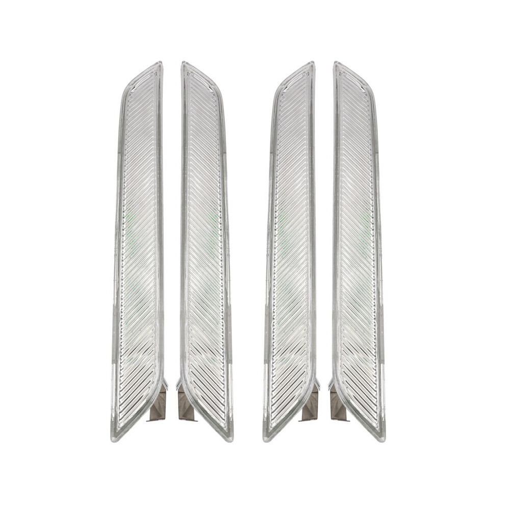 4Pcs Euro Clear Lens Front Bumper Side Reflector Lamps For E71 X6 E70 X5m 2008-2014 Replace Sidemarker Lamps 6031002513322