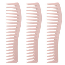 10PCS Plastic Wide Tooth Hair Detangling Comb, Compact Professional Stylist Tool