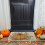 Σετ χαλάκια πόρτας Stijggn για το Halloween – 2 τεμάχια πολυεστερική κολοκύθα 4