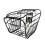 Steel Wire Rectangular Bike Front Basket Flip-Over Design Daily 1Set 4