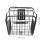 Steel Wire Rectangular Bike Front Basket Flip-Over Design Daily 1Set 5