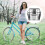 Steel Wire Rectangular Bike Front Basket Flip-Over Design Daily 1Set 6