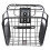 Steel Wire Rectangular Bike Front Basket Flip-Over Design Daily 1Set 8