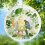 Easter Acrylic Ornament Double-Sided 8cm 6