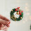 Christmas cake picks plastic cupcake toppers 12 pieces 6
