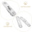 Βάση στήριξης ράγας κρεβατιού Worgeous4Pairs για υποπόδιο και στήριγμα ράγας κρεβατιού 5