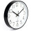 14 Inch Silent Wall Clock Grey Dial with White Numbers 2