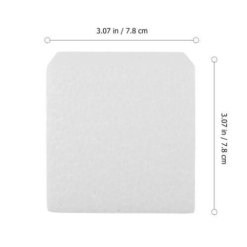 Witte schuimblokjes voor knutselprojecten – 20 stuks 1
