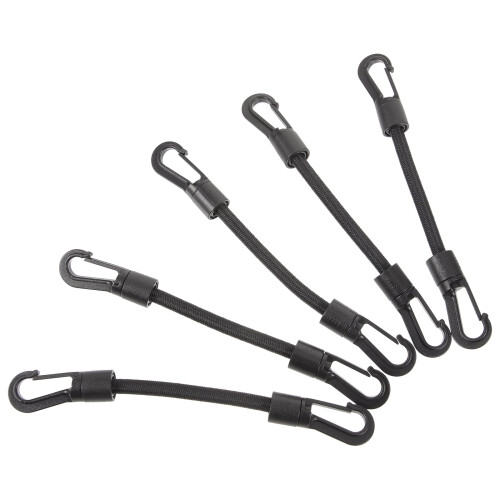 5 Pcs Poles Elastic String Hook Double-headed Cords Camping Ropes 2
