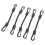 5 Pcs Poles Elastic String Hook Double-headed Cords Camping Ropes 4