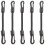 5 Pcs Poles Elastic String Hook Double-headed Cords Camping Ropes 8