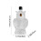 Γυάλινη καράφα μπουκαλιού ουίσκι Owl 750ml 7