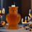 Γυάλινη καράφα μπουκαλιού ουίσκι Owl 750ml 2