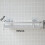 Bathroom Shelves 1Pack Silver Rectangular Aluminum Alloy 31.50x14.00x4.65cm 2