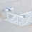 Bathroom Shelves 1Pack Silver Rectangular Aluminum Alloy 31.50x14.00x4.65cm 5